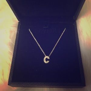 NADRI Initial "C" necklace ☄💎