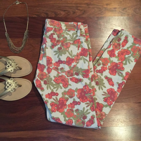 Paige Floral Jeans