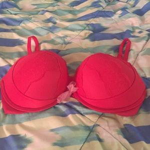 Victoria's Secret red bombshell bra. Size 36D