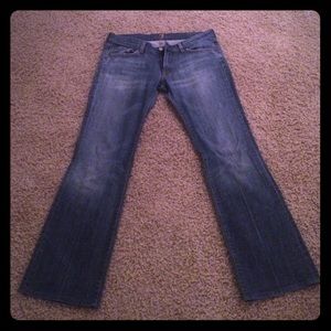 7 for all mankind boot cut jeans