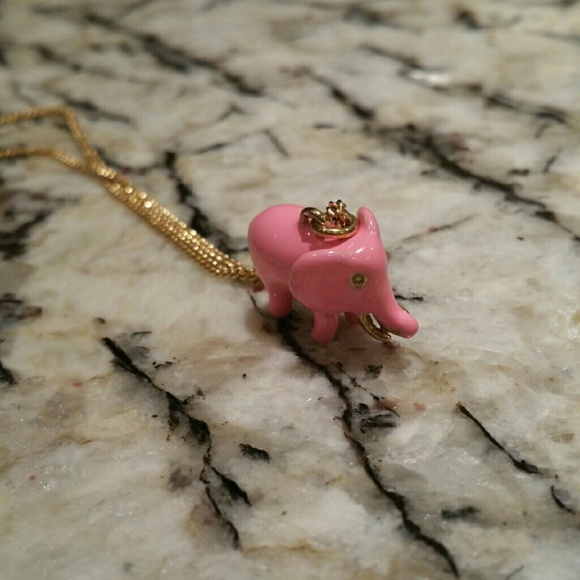 J Crew Girls Elephant Necklace