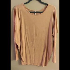 Long sleeve tan Tunic