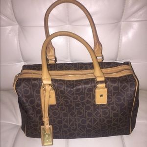 Calvin Klein Monogram Speedy Satchel