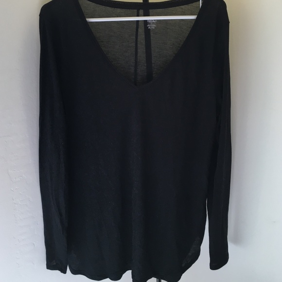 Mossimo semi sheer long sleeve top