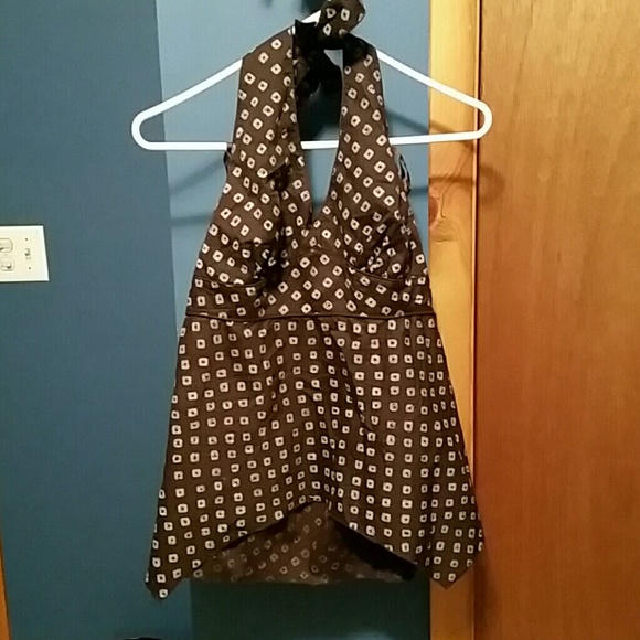 MICHAEL Michael Kors Tops - Michael Kors halter brown top