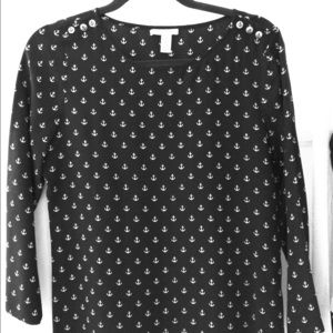 Anchor Blouse J. Crew