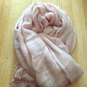 H&M Rose Blush Oversized Lightweight Scarf
