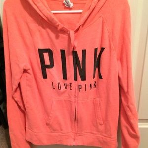 Pink hoodie