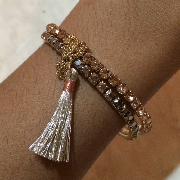 Studded bracelets in one