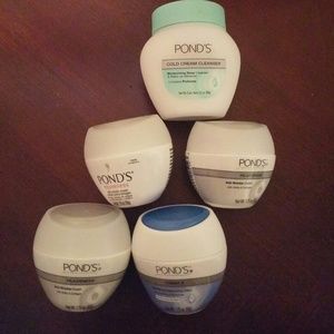 Pond's creams and cleanser