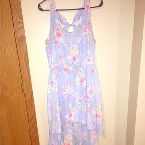 Floral hi-low dress