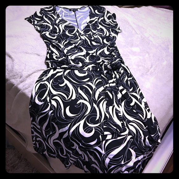 Slinky, flattering wrap dress