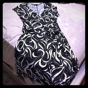 Slinky, flattering wrap dress