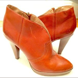FRYE Brown Ankle Boots