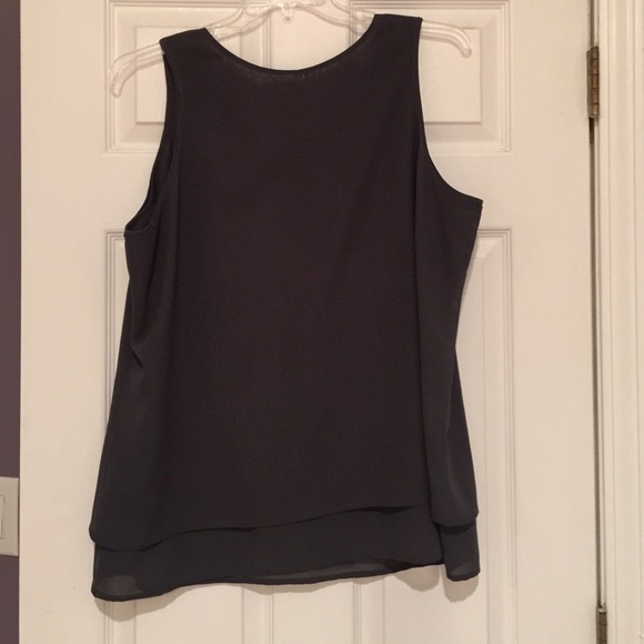 DONATED Charcoal Grey Sequin Blouse - Picture 3 of 3