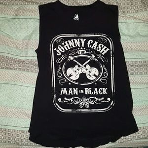 Johnny Cash Cut off Blouse