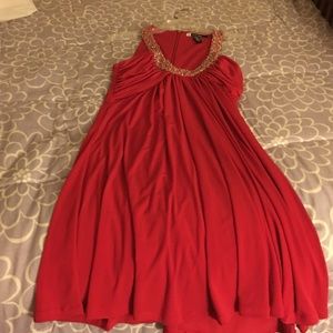 Red sexy dress for evening out