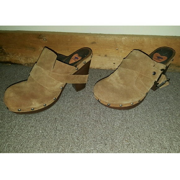 Rocket Dog heeled clogs