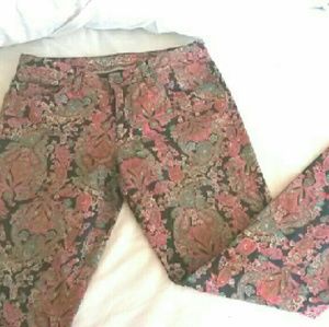 SOLD!Skinny ankle crop floral Tommy Hilfiger jeans