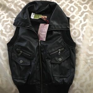 A "leather" vest