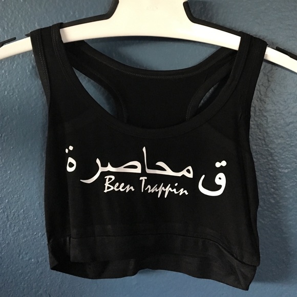 been trappin crop top