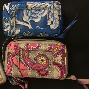 Two Vera Bradley wristlets