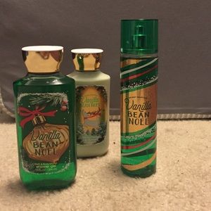 Lotion, shower gel and perfume set