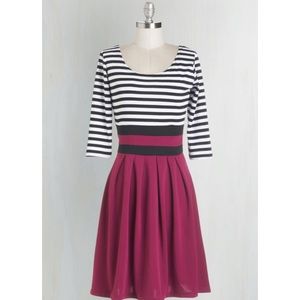 Liberty Luncheon Dress in Berry