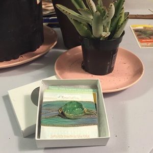 Silk wrap gem bracelet