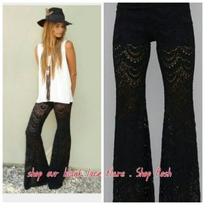 Lace bell bottoms