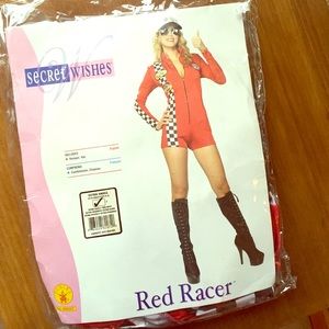 Red Racer Romper Sexy Costume