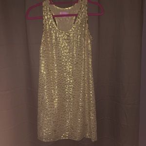 Gold Lilly Pulitzer Dress