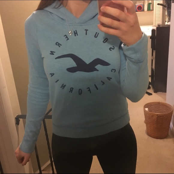 Blue Hollister Hoodie