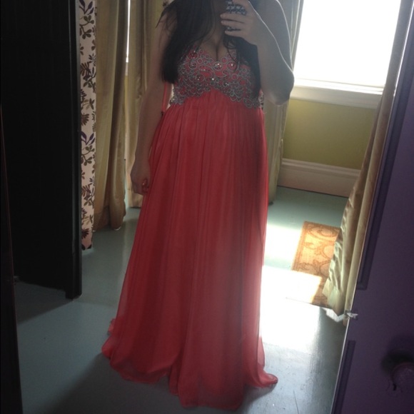 Coral Prom Dress