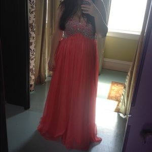 Coral Prom Dress