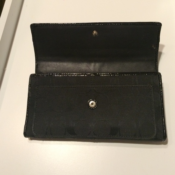 Black coach wallet - Picture 3 of 4