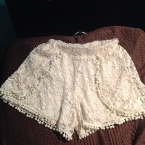 Lace shorts