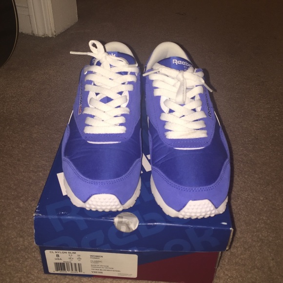 Royal blue reeboks!