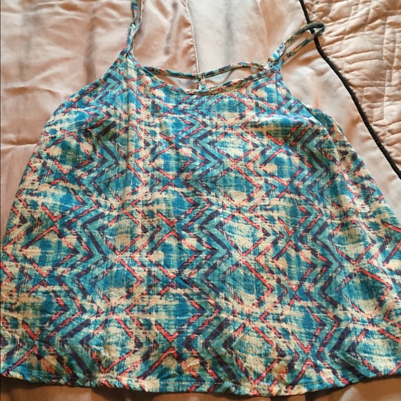 Blue tank top