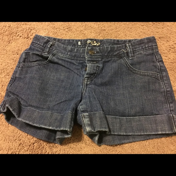 Express denim shorts
