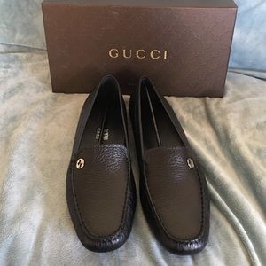 gucci driving moccasins womens