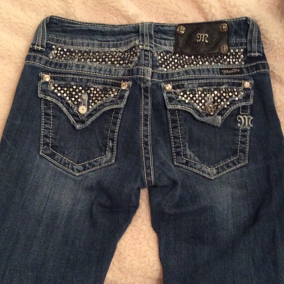 Miss me straight leg jeans, size 27