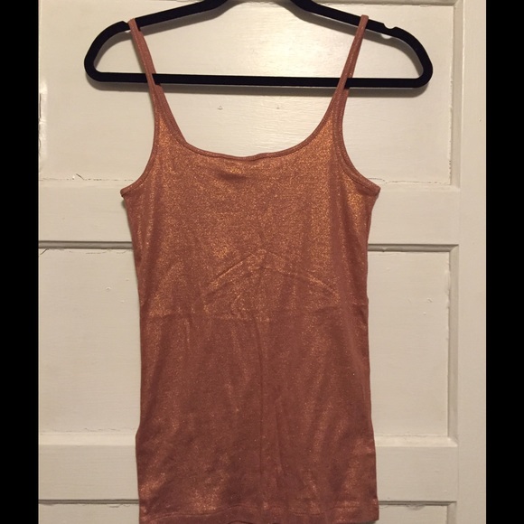 NWOT Copper shimmer tank basic - Picture 4 of 4