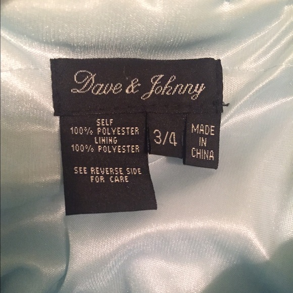 Short prom dress by Dave and johnny, light blue - Picture 5 of 7