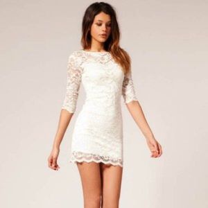 White Lace Dress