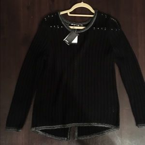 Black sweater DeVoted from Nordstrom