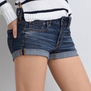 American Eagle Denim Shortie Low-Rise