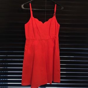 Orange Cope Dress Urban Outfitters NWT