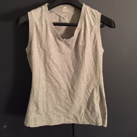 Gray Nike shirt