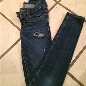 Size 00R hollister skinny jeans